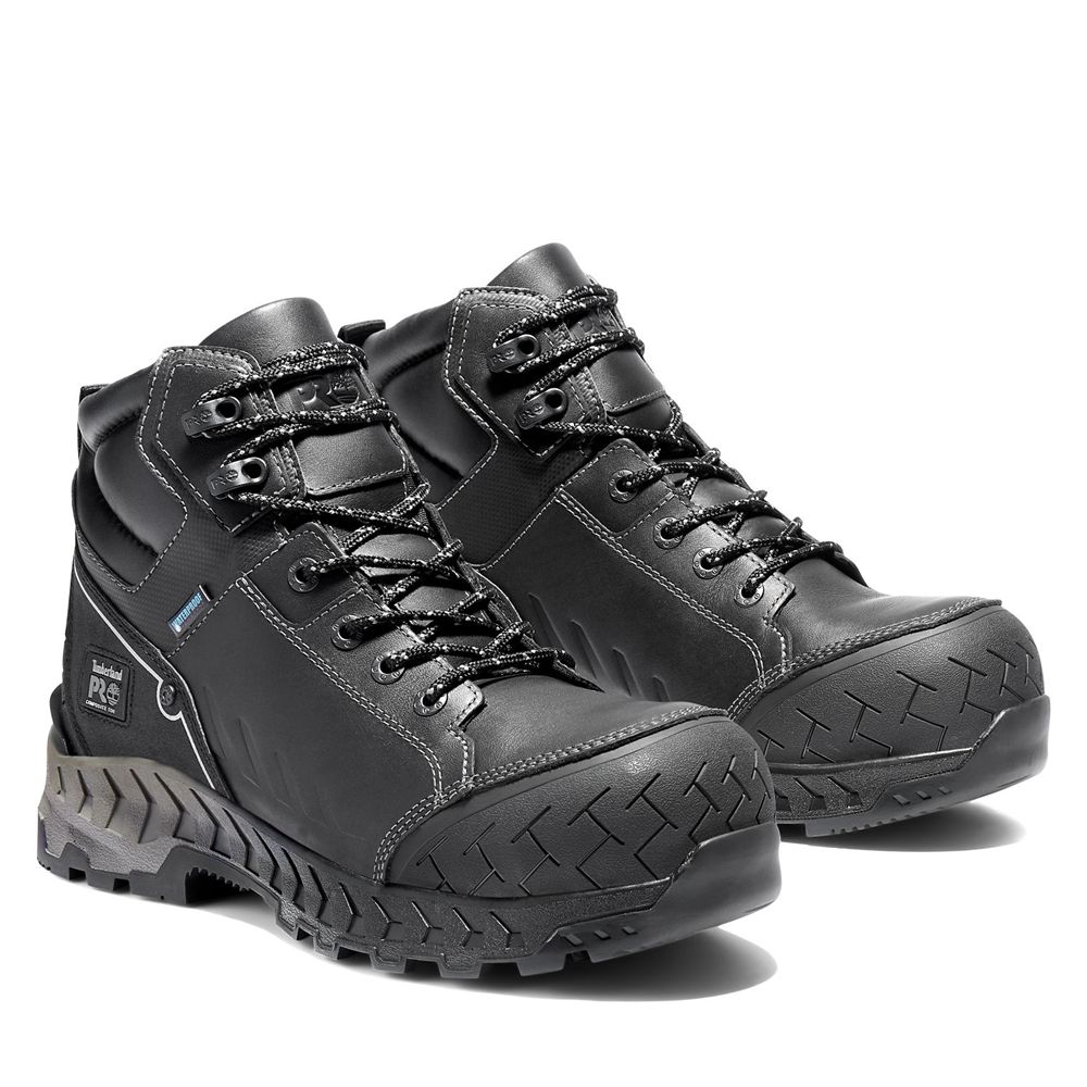 Botas de Trabajo Timberland Hombre Pro® Summit 6-Inch Composite-Toe Negras - Chile XWU-754163